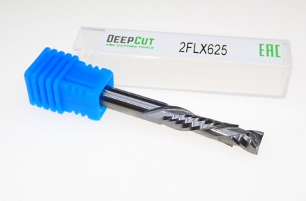 Фреза компрессионная двухзаходная Deepcut 2FLX625 твердосплавная - Фреза компрессионная двухзаходная Deepcut 2FLX625 твердосплавная