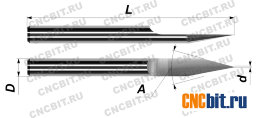 Гравер конический твердосплавный J31505